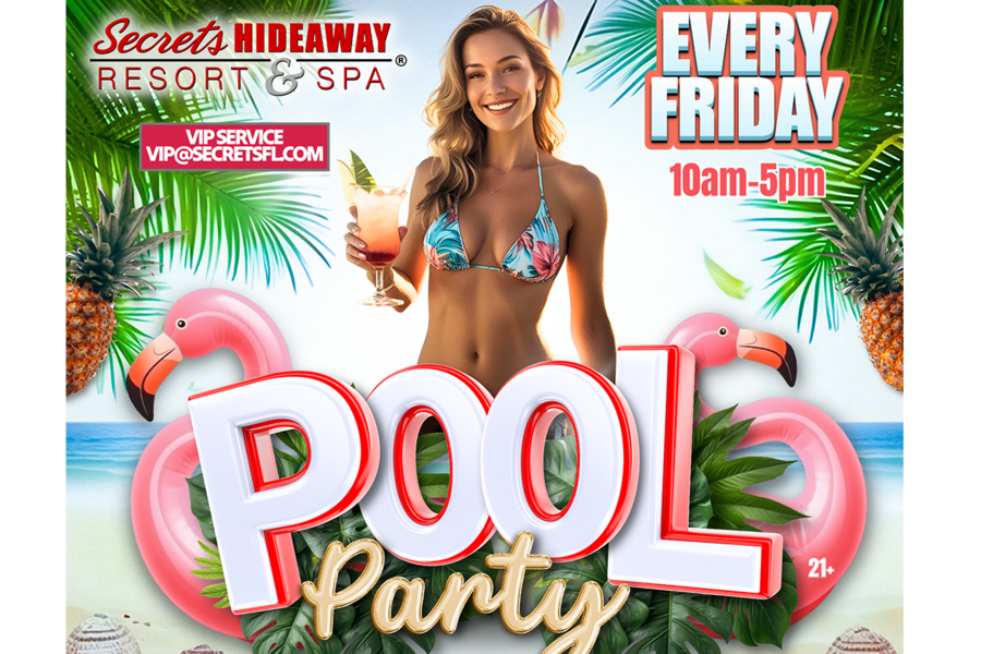 Friday Pool Party 10am-5pm
