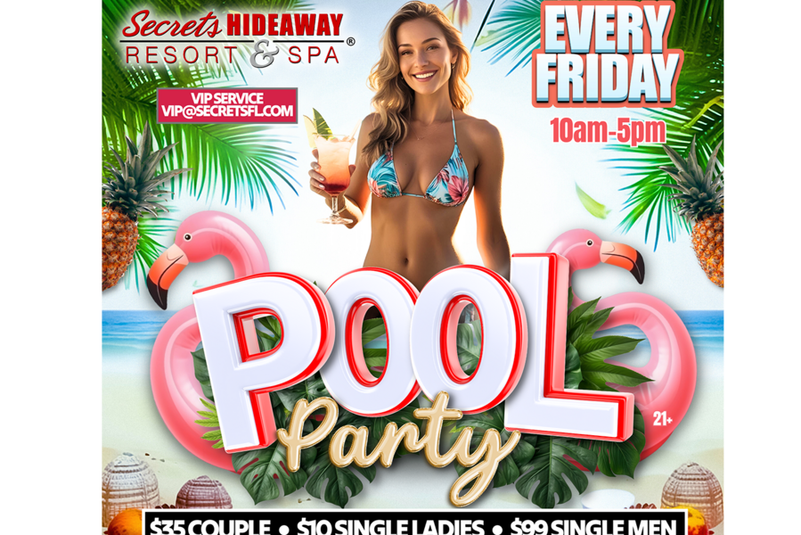 Friday Pool Party - Swingers Gone Wild®