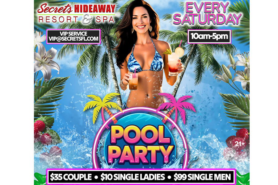Saturday Pool Party - Swingers Gone Wild®