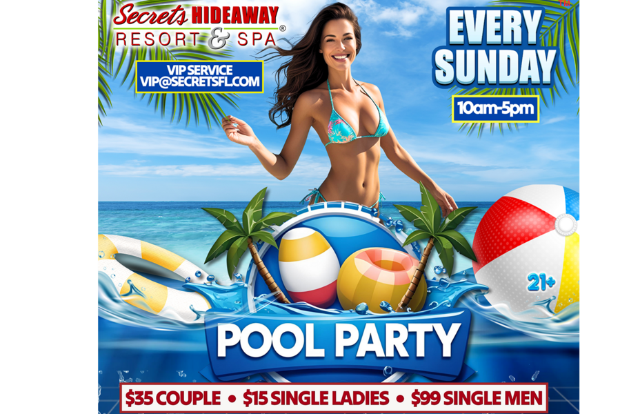 Sunday Pool Party 10am-5pm