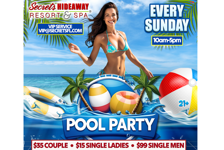 Sunday Pool Party 10am-5pm