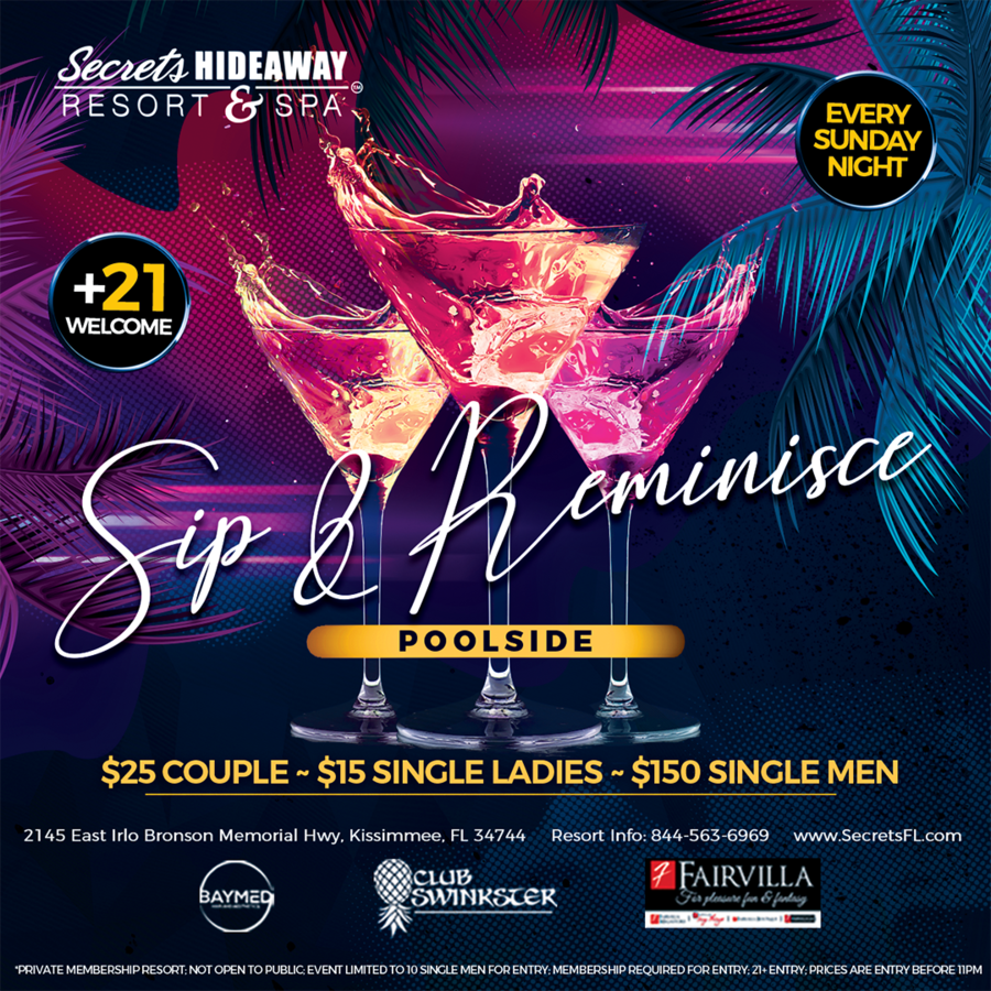 Sip & Reminisce - Poolside