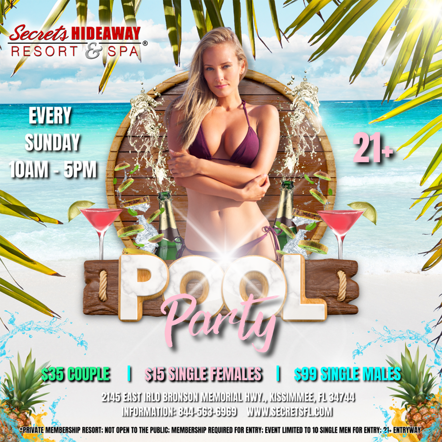 Mash up Sunday Pool Party 10am-5pm