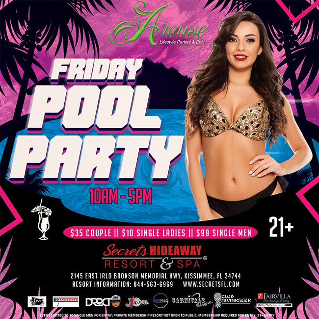 Pool Party 10am-5pm - Arouse Lifestyle