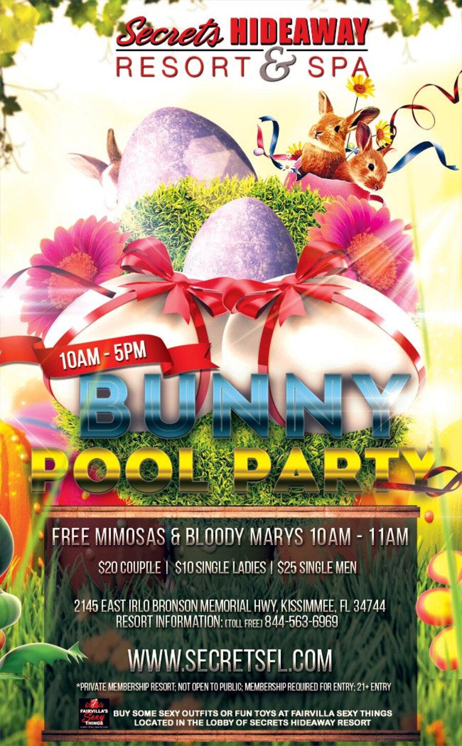 Sunday Pool Party 11am - 5PM