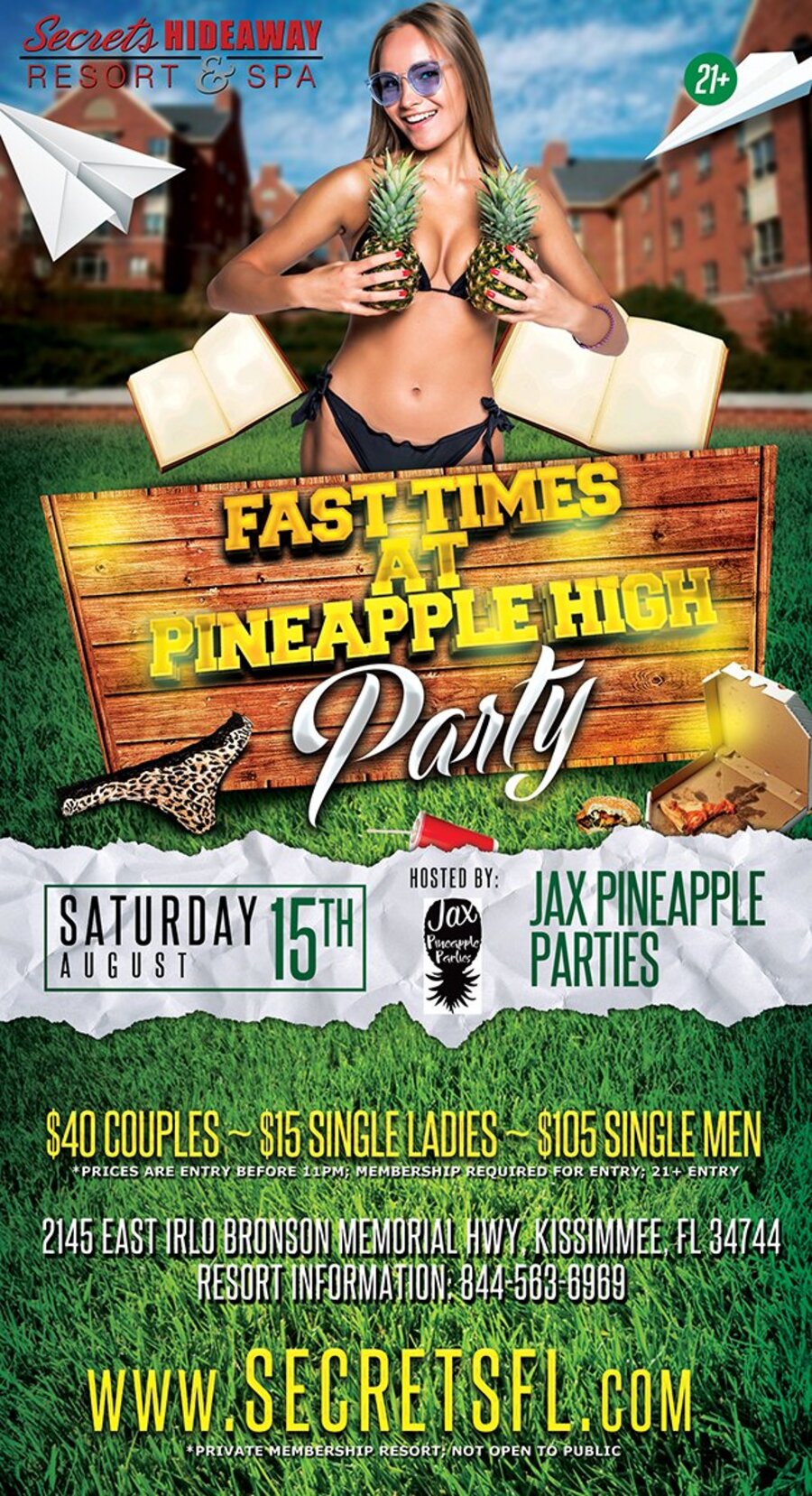 Fast Times at Pineapple High - Jax Pineapple Parties