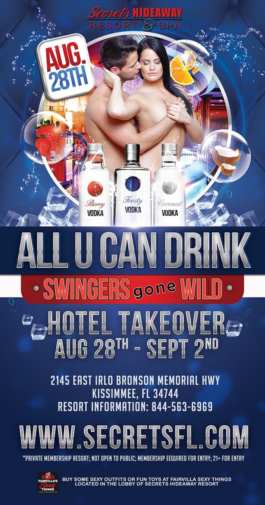 All U Can Drink - Swingers Gone Wild Takeover