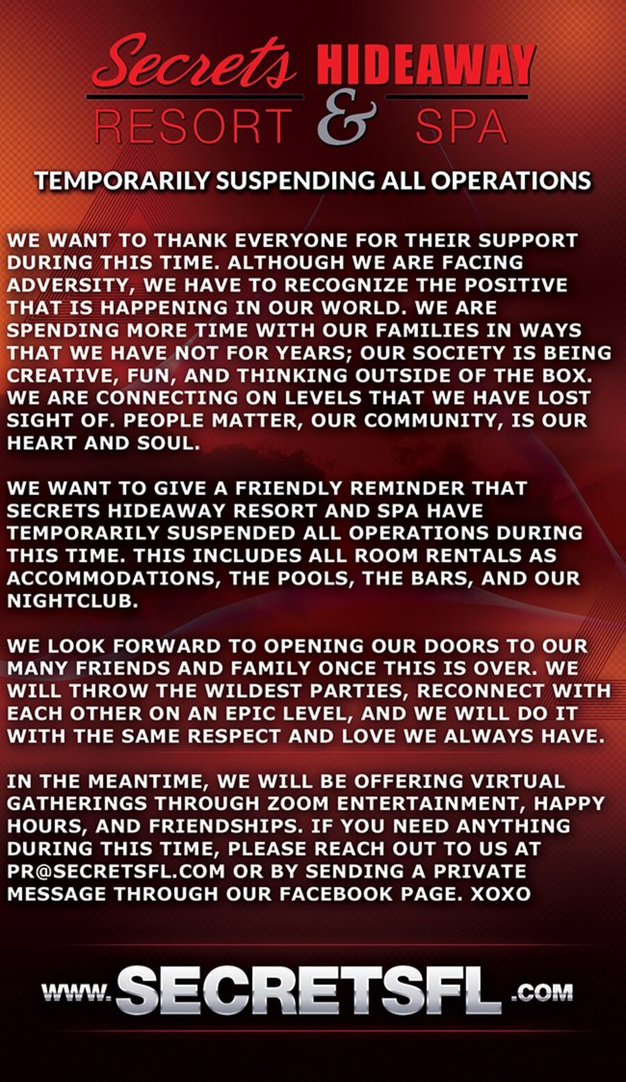 Aahz Party - Resort Update - click here