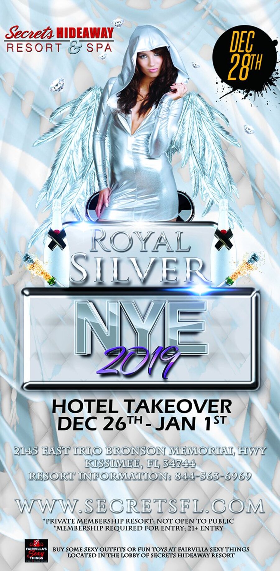 Royal Silver - NYE Hotel Takeover