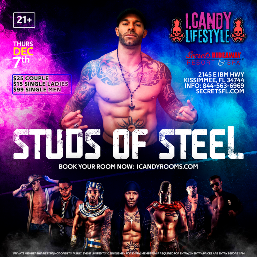 Studs of Steel - iCandy Lifestyle® takeover