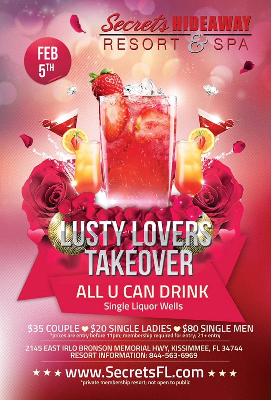 All U Can Drink - Lusty Lovers Takeover