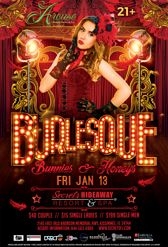 Burlesque Bunnies & Honeys - Arouse Lifestyle