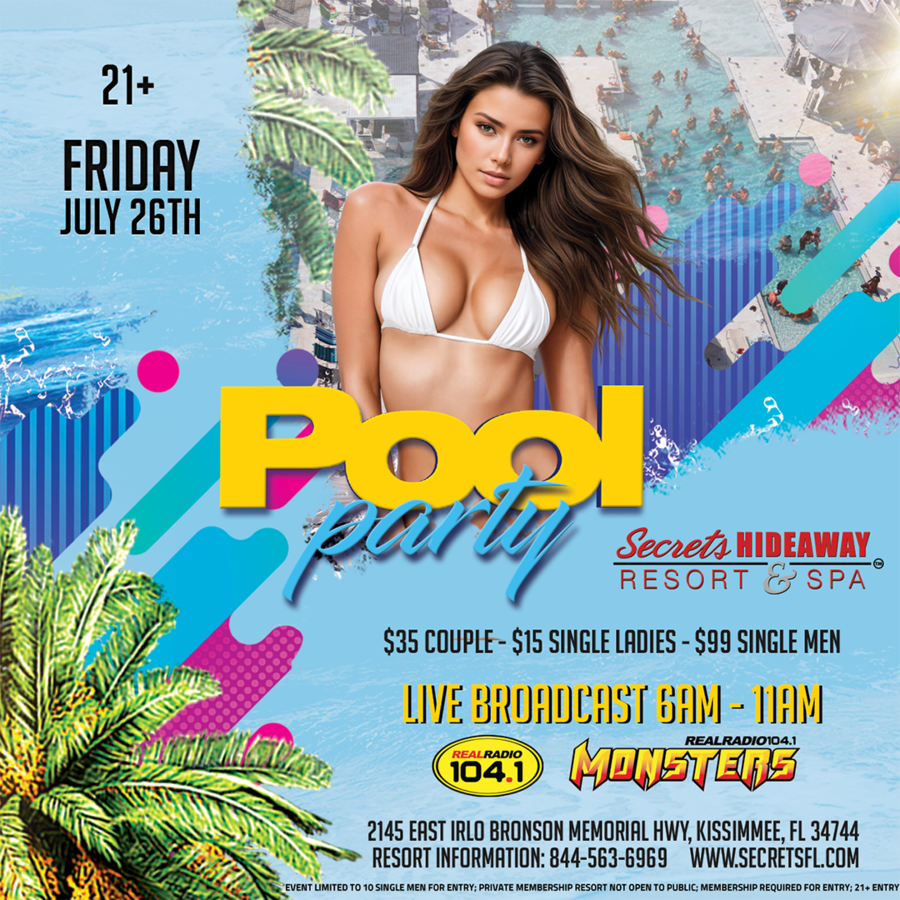 Friday Pool Party 10am-5pm