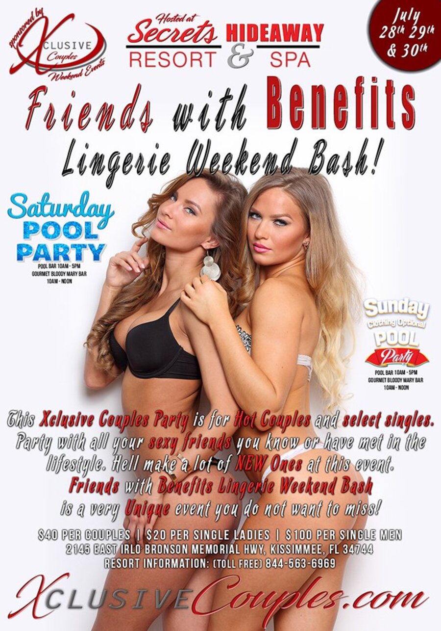 Friends with Benefits Lingerie Weekend