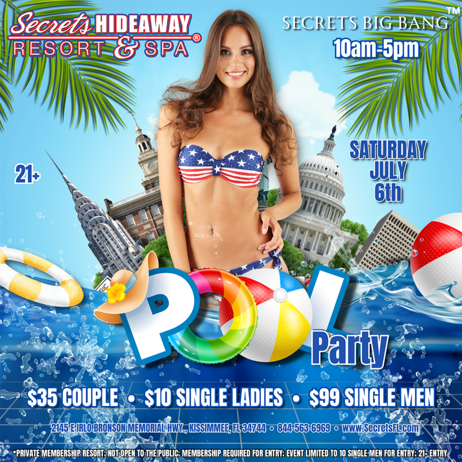 Pool Party 10am - 5pm ~ Big Bang™ Celebration