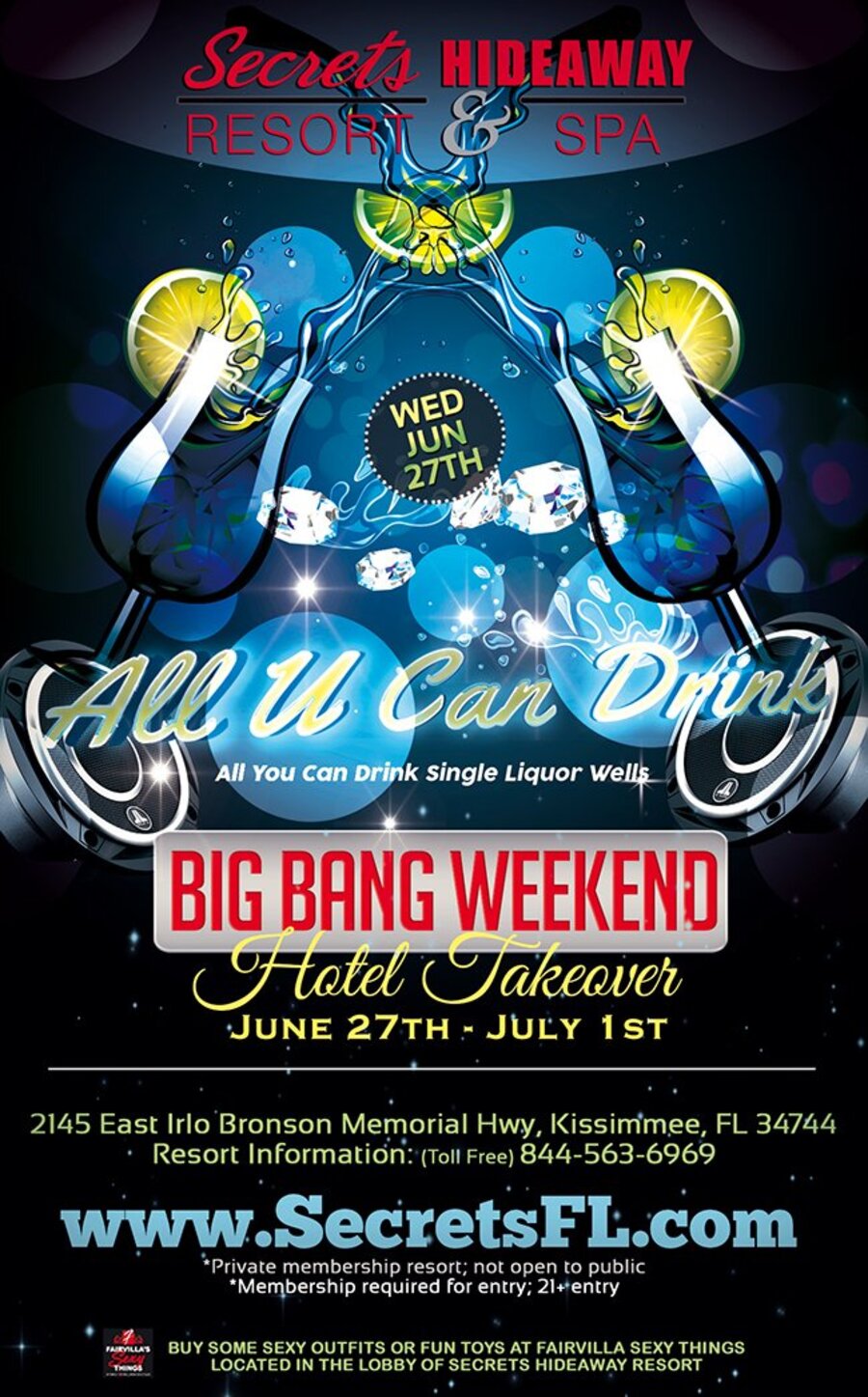 All U Can Drink - Big Bang Weekend 2018