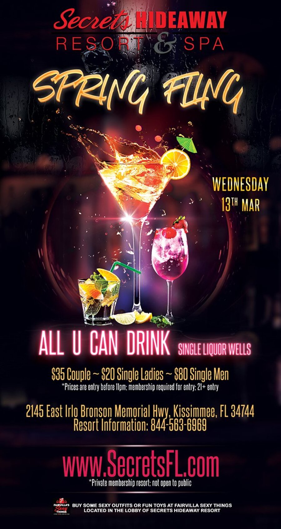 All U Can Drink - Spring Fling Takeover