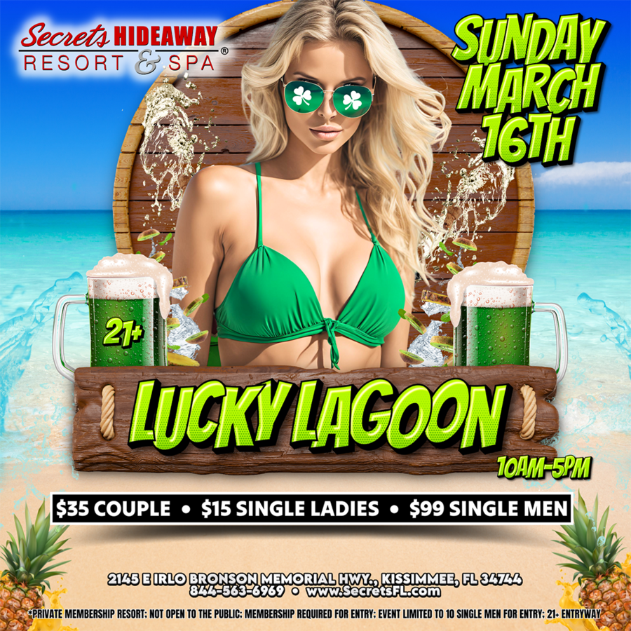 Lucky Lagoon Pool Party 10am-5pm