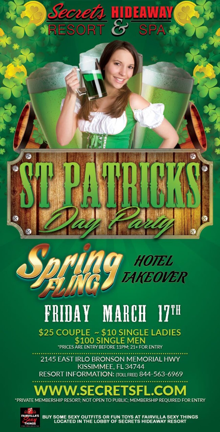St. Patty's Party - Spring Fling Takeover