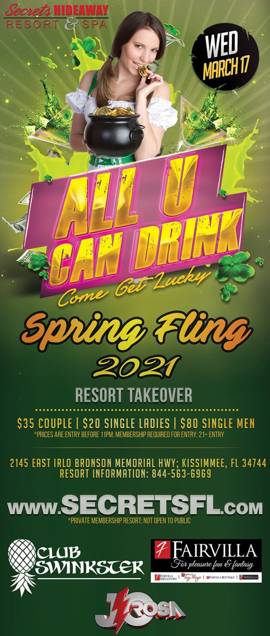 All U Can Drink - Spring Fling Takeover