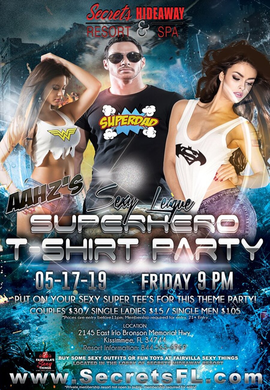 Aahz Party - Superhero Tee's