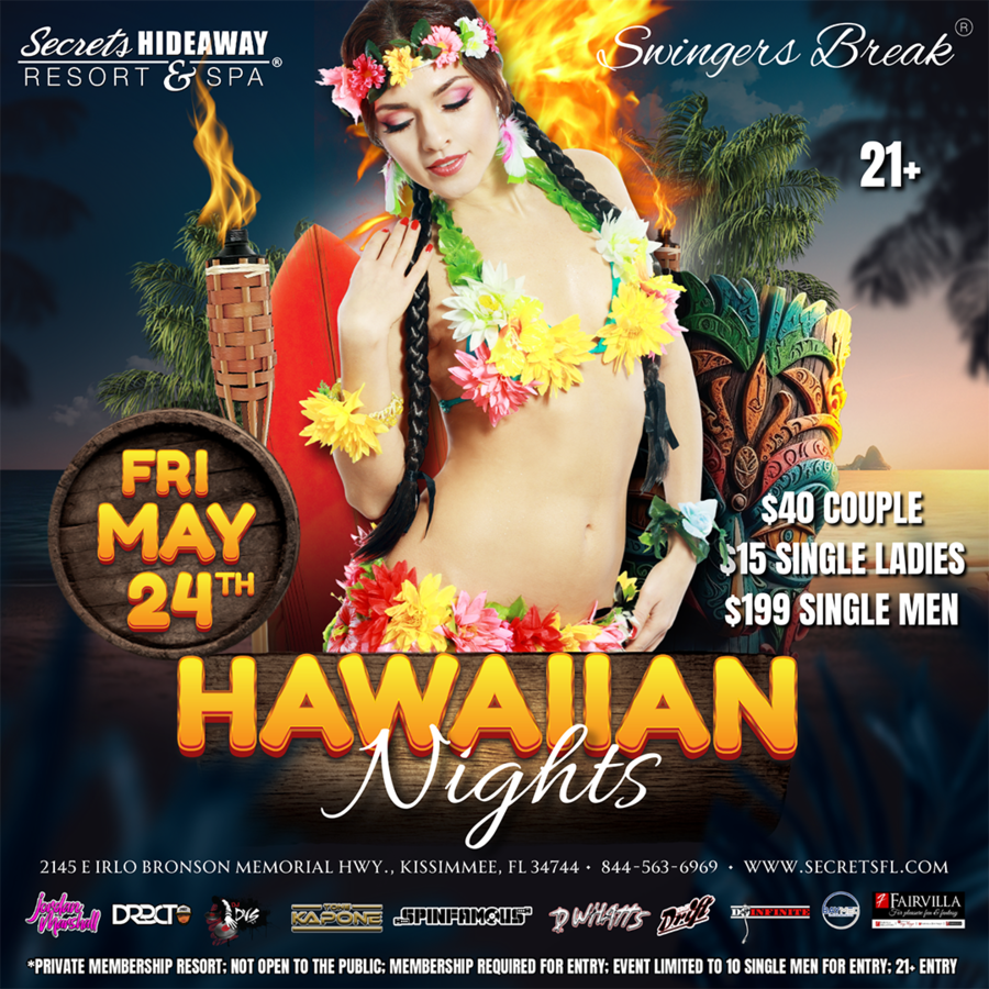 Hawaiian Nights & Comedy show - Swingers Break®