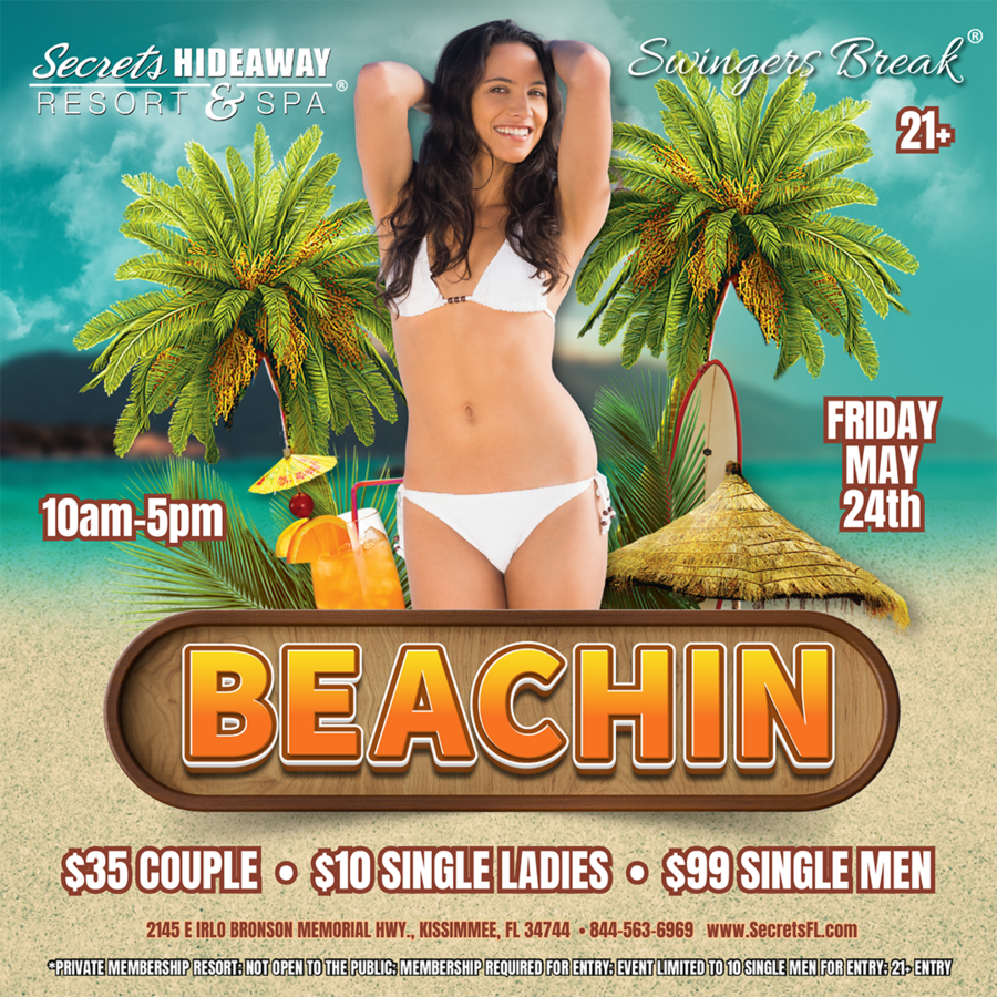Beachin' pool party - Swingers Break®