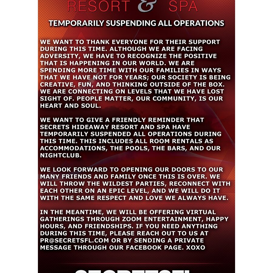 Saturday Pool Party resort update click here