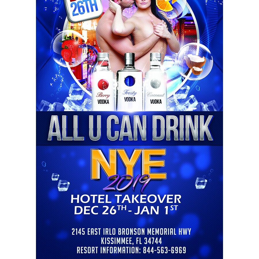 All U Can Drink - NYE Hotel Takeover