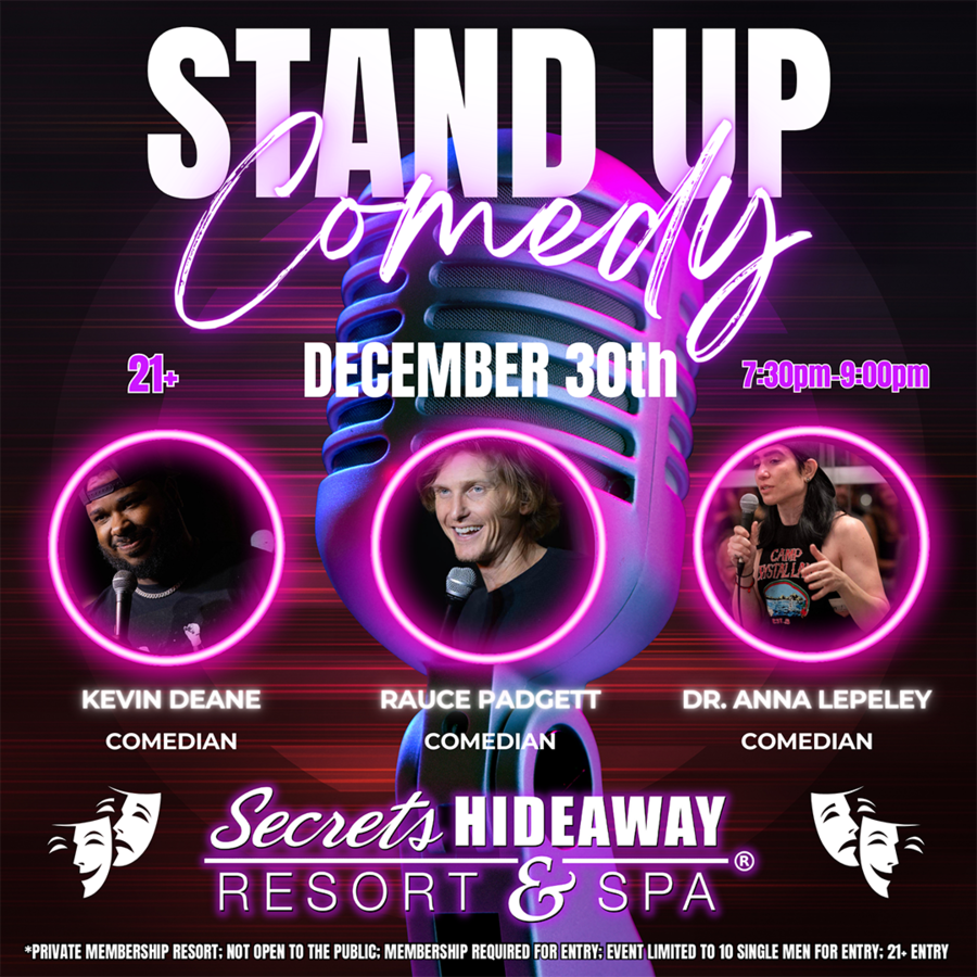 Stand up Comedy 7:30pm - 9pm