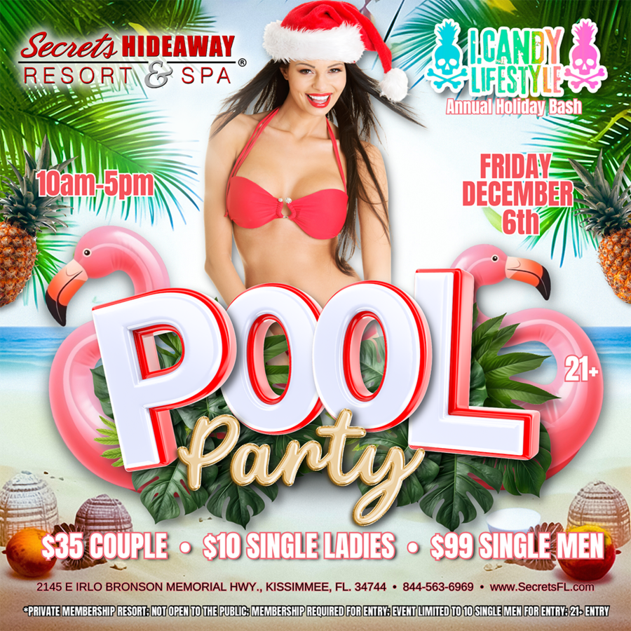 Pool Party 10am-5pm - i.Candy Lifestyle®