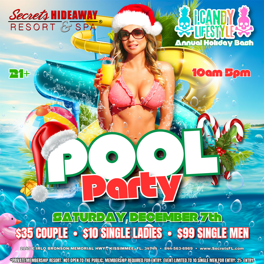 Pool Party 10am-5pm - i.Candy Lifestyle®