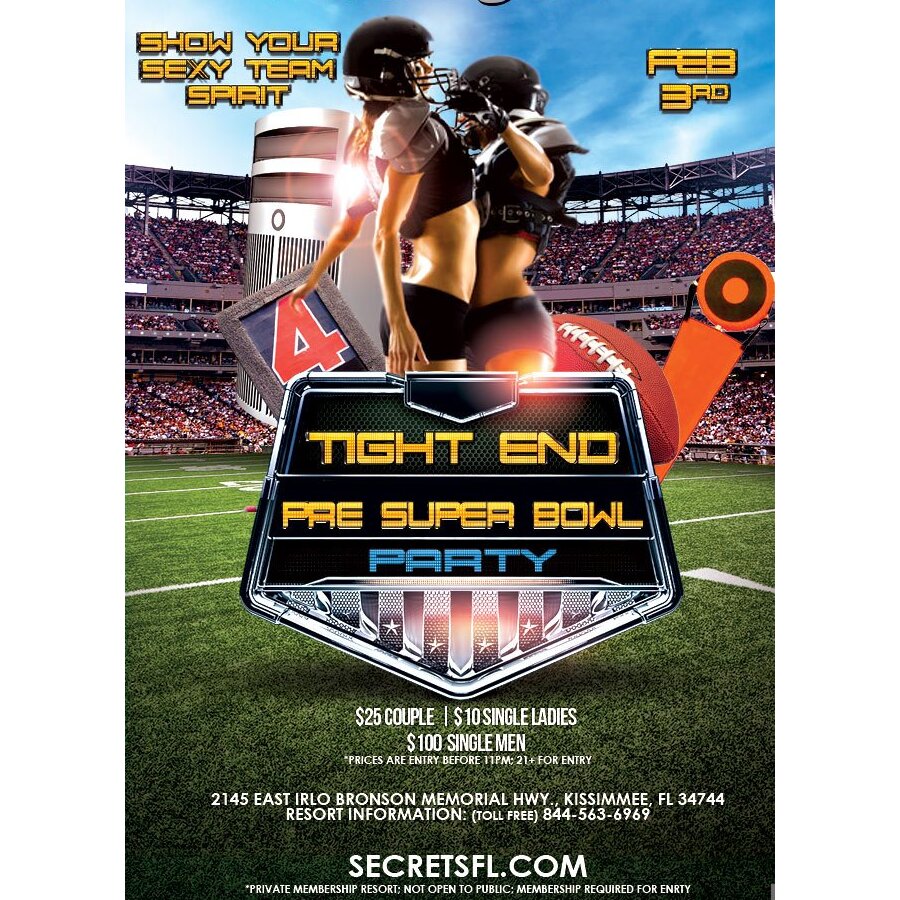 Tight End Pre Super Bowl Party