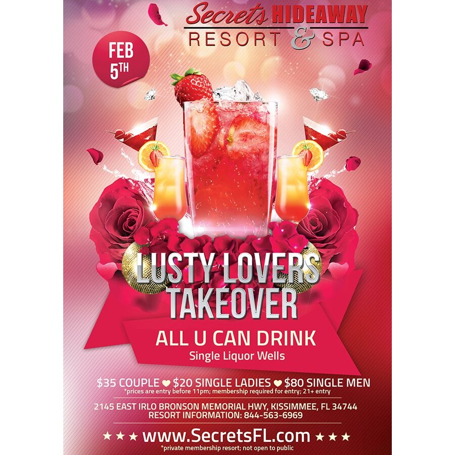All U Can Drink - Lusty Lovers Takeover