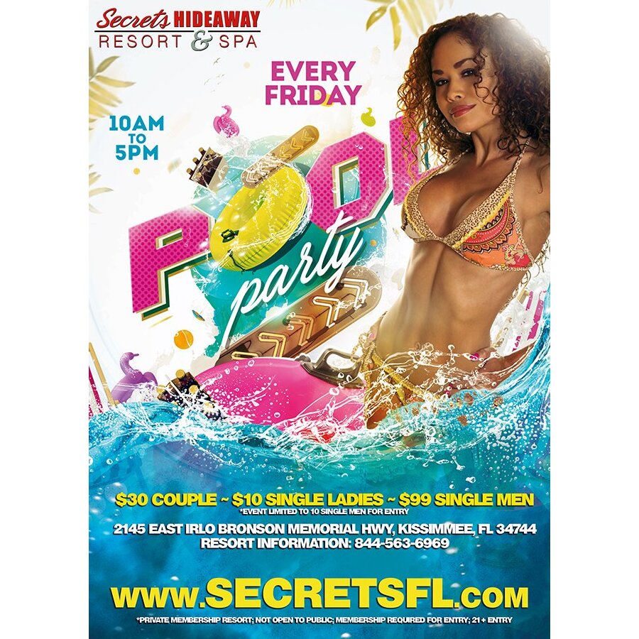Friday Pool Party 10am-5pm - NYE Takeover