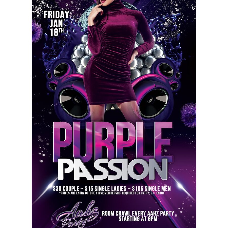 Purple Passion - Aahz Party Weekend Bash