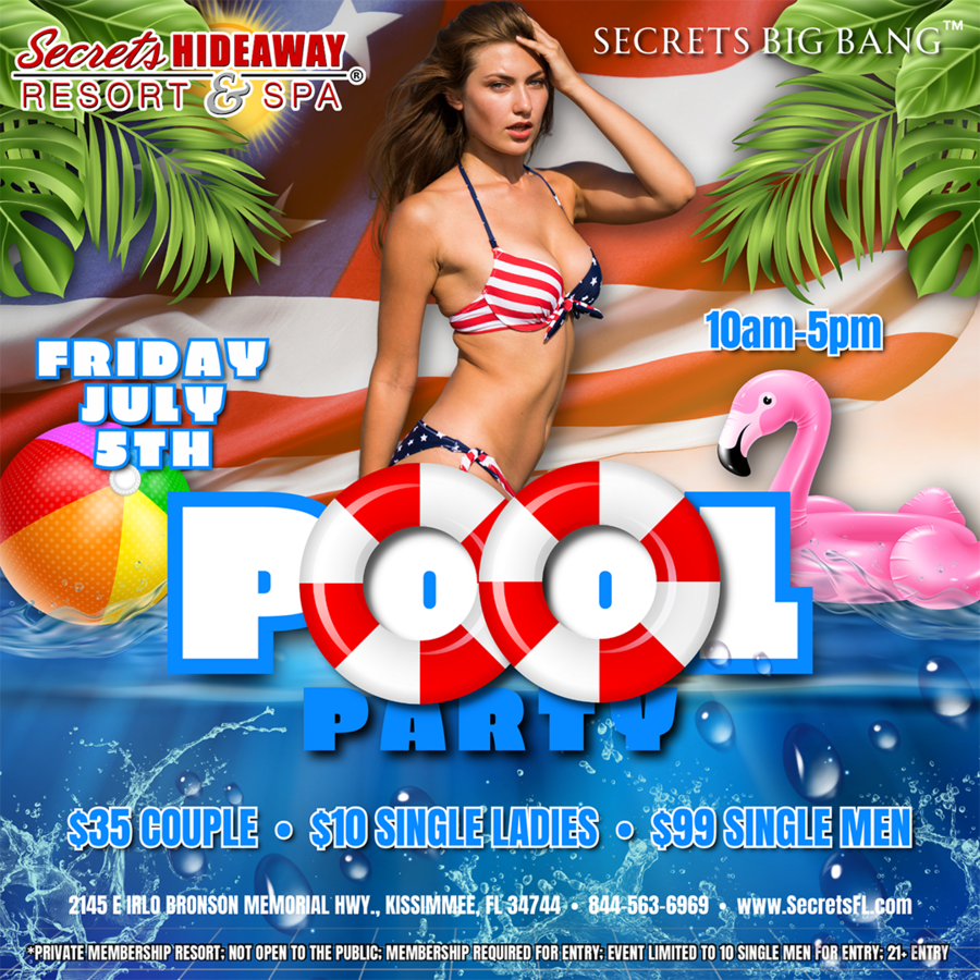 Pool Party 10am - 5pm ~ Big Bang™ Celebration