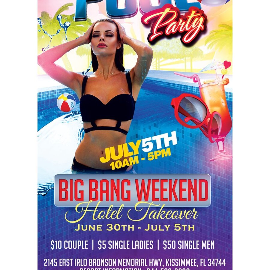 Monday Pool Party 10am-5pm