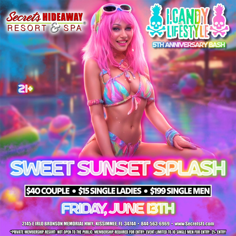 Sweet Sunset Splash - i.Candy Lifestyle 5th Anniversary Bash