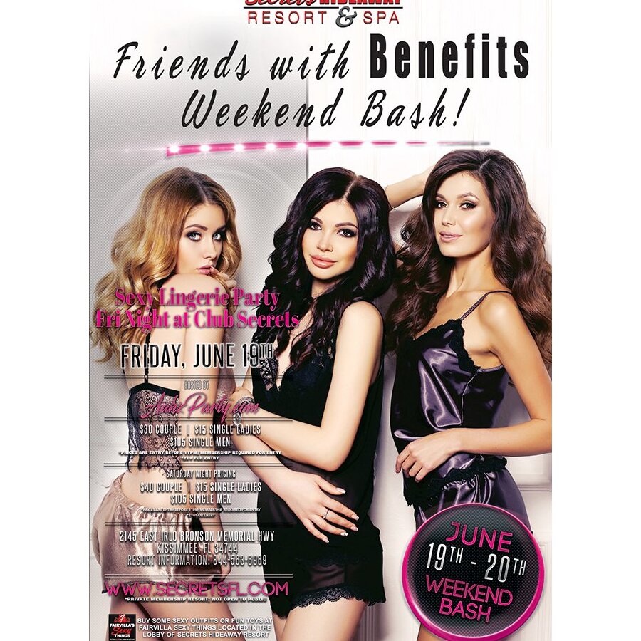 Aahz Friends with Benefits Lingerie Weekend