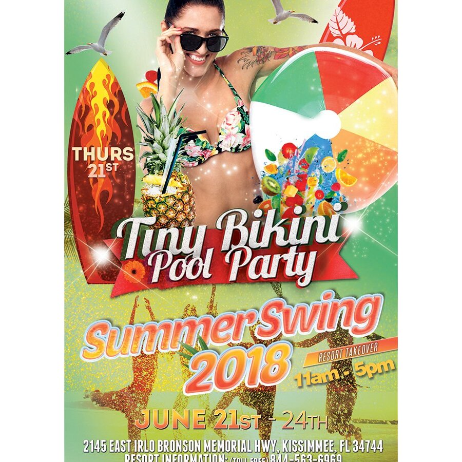 Tiny Bikini Pool Party 11am - 5pm
