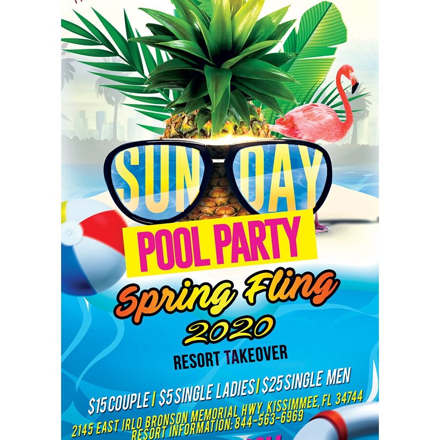 Sunday Pool Party - Spring Fling Takeover