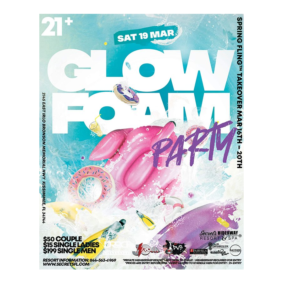 Glow Foam - Spring Fling Takeover