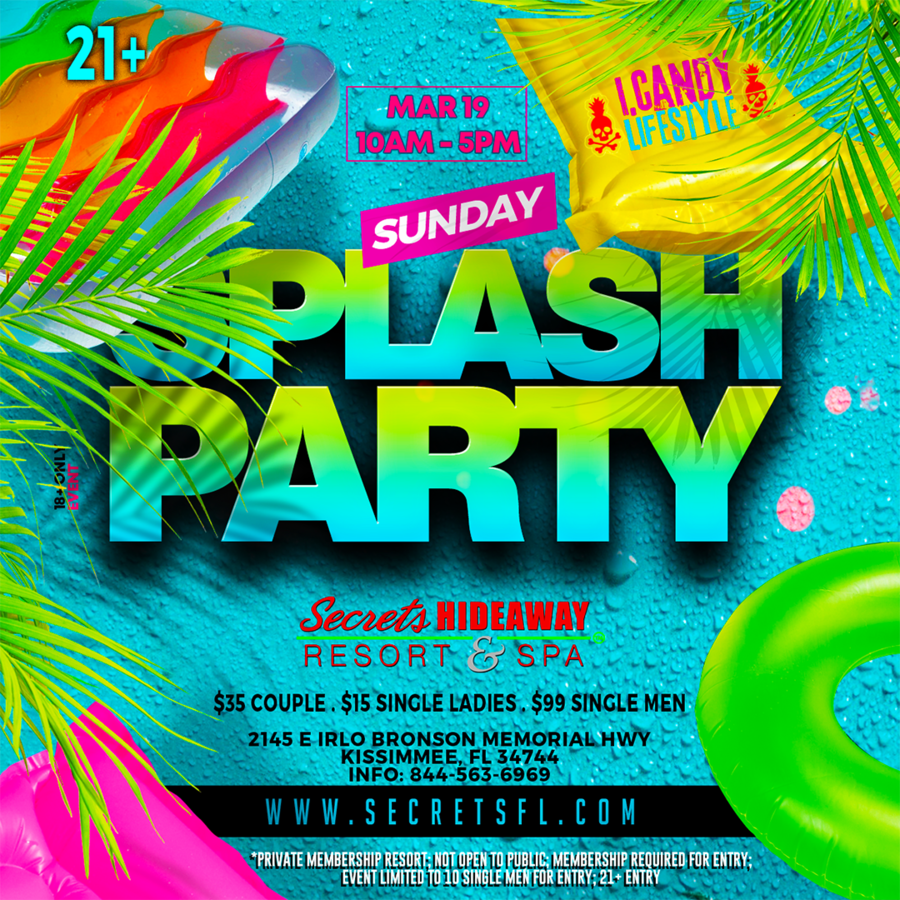 Pool Party 10am-5pm - i.candy Takeover