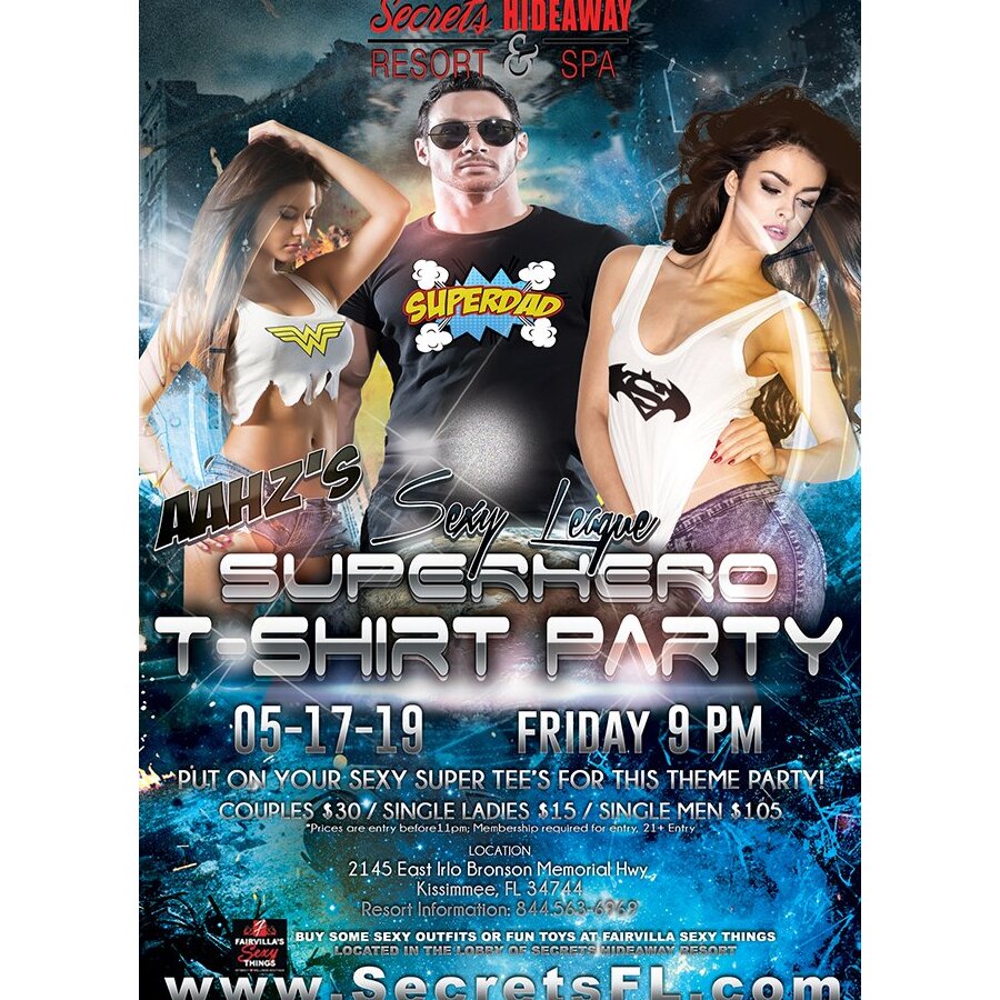 Aahz Party - Superhero Tee's