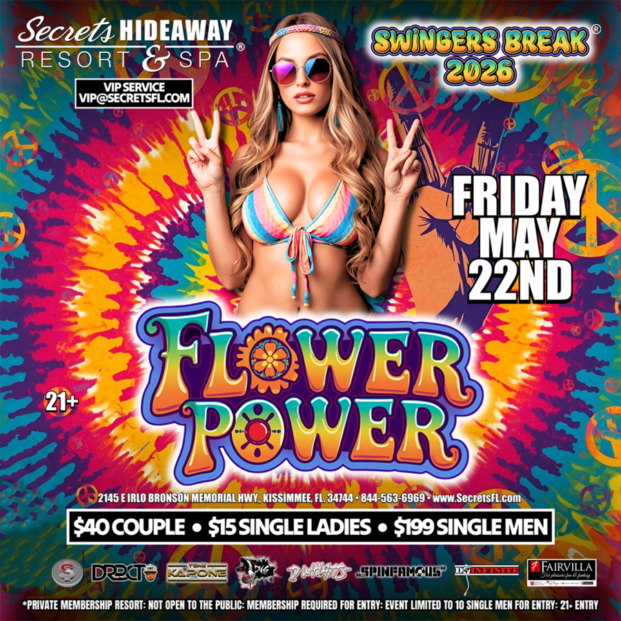 Flower Power - Swingers Break® Takeover