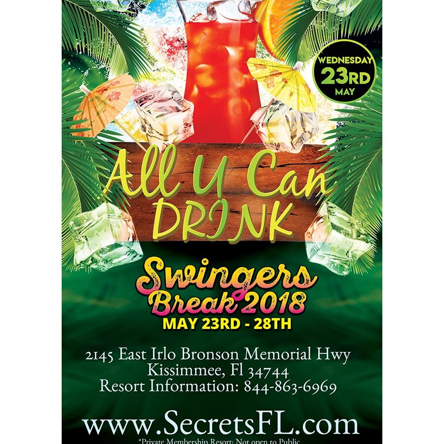 All U Can Drink Swingers Break 2018
