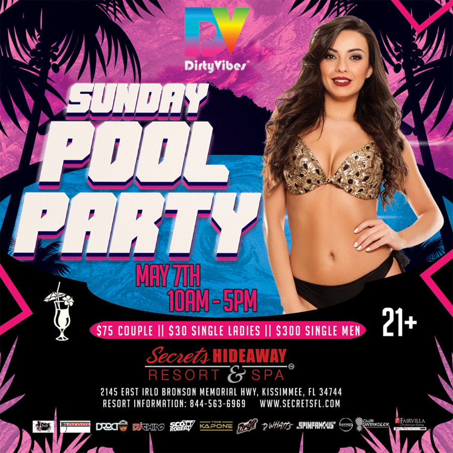 Pool Party 10am-5pm - Dirty Vibes