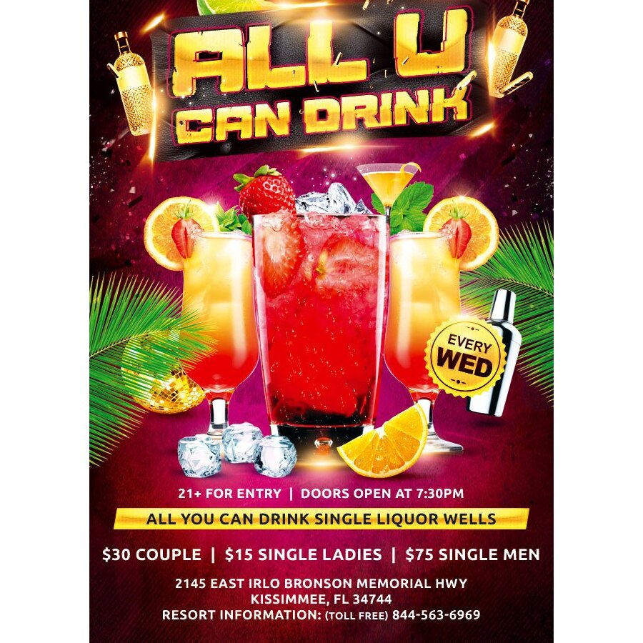 All U Can Drink Wednesday