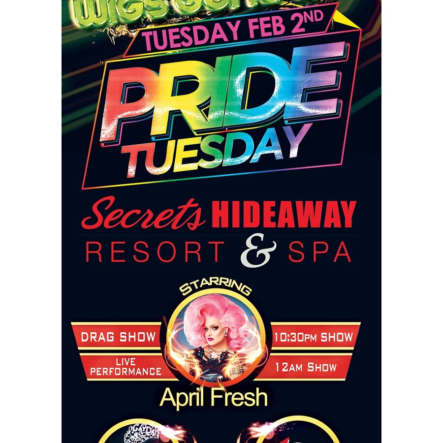 Wigs Gone Wild Glow Night - Pride Tuesday